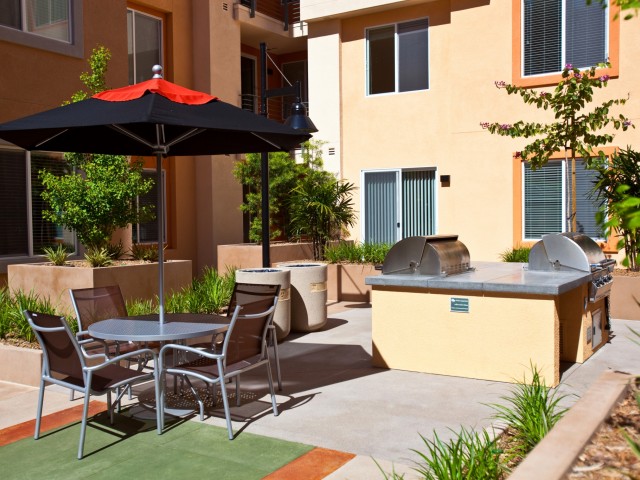 Enjoy a picnic and BBQ with friends in our relaxing courtyard